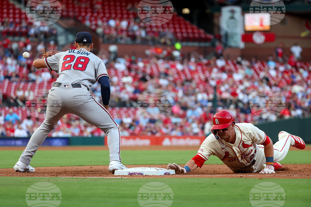 Braves Cardinals Baseball