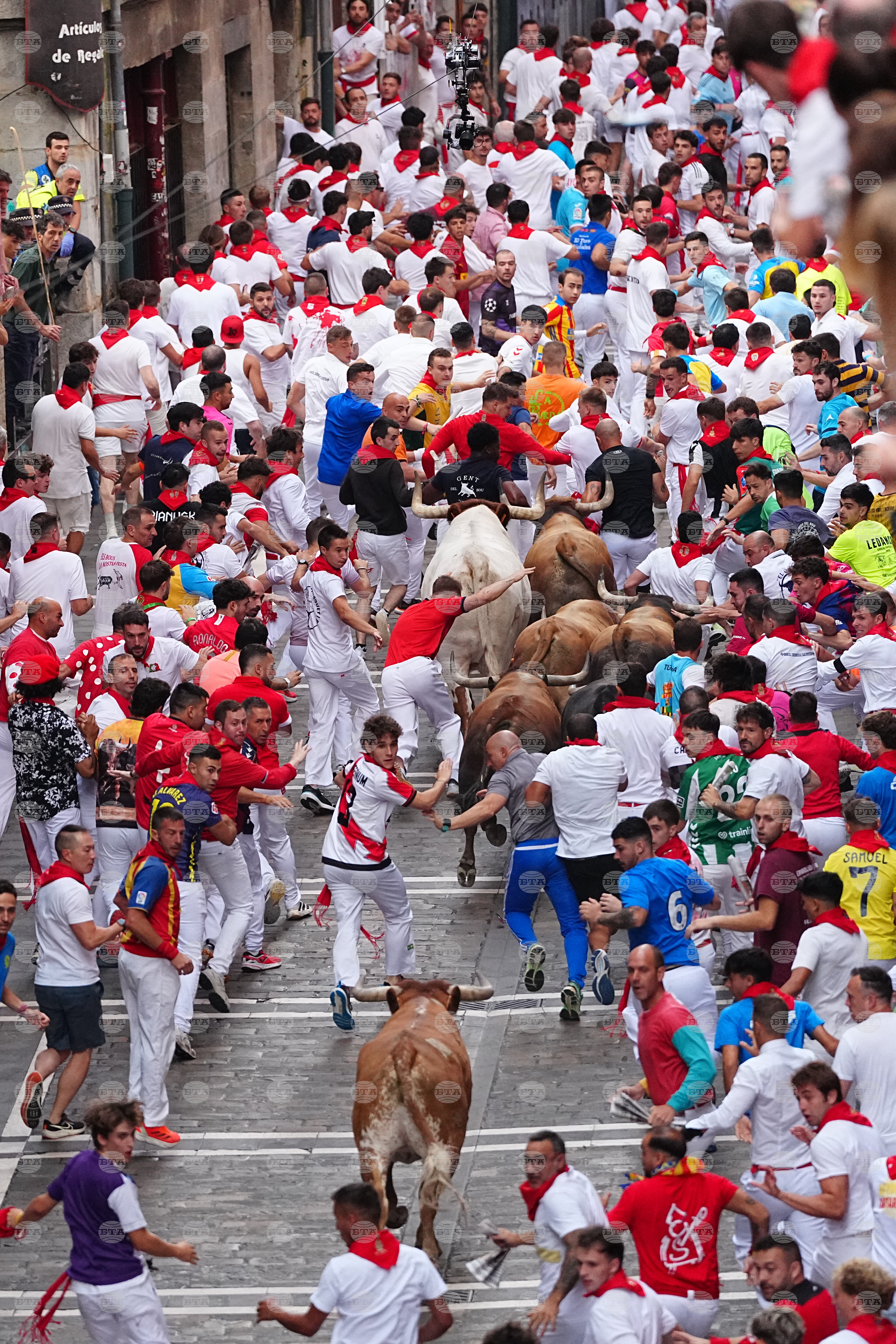 Spain Running of the Bulls