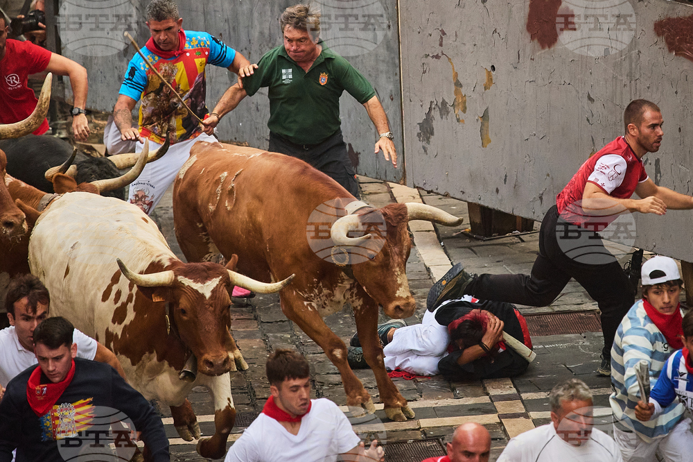 Spain Running of the Bulls