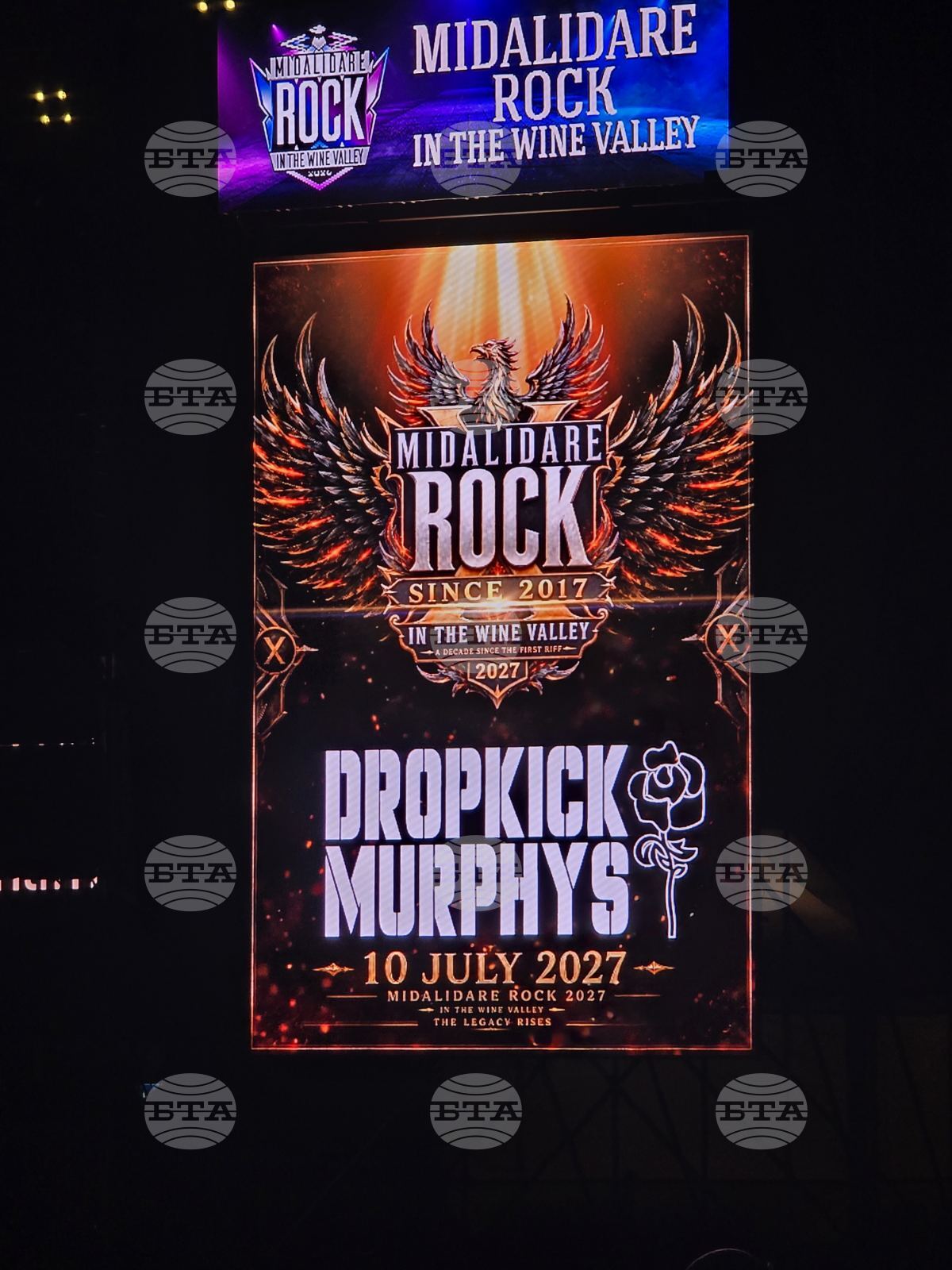 Dropkick Murphys са първият обявен хедлайнер на седмия фестивал Midalidare Rock, който ще се състои край Чирпан през юли 2027 г.