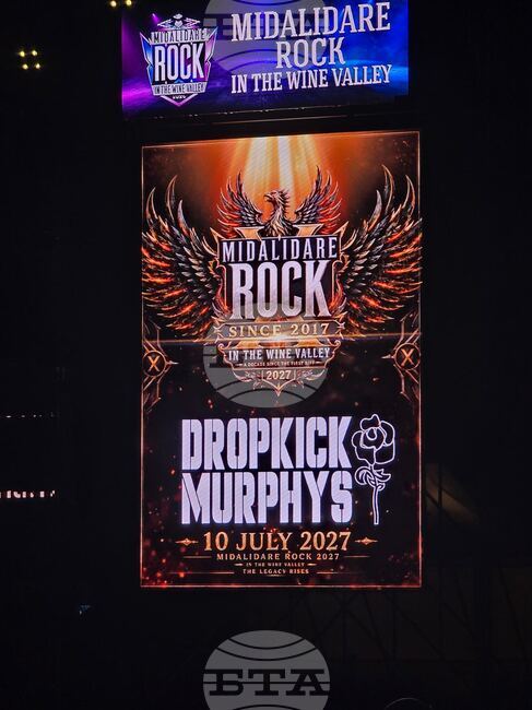 Dropkick Murphys са първият обявен хедлайнер на седмия фестивал Midalidare Rock, който ще се състои край Чирпан през юли 2027 г.