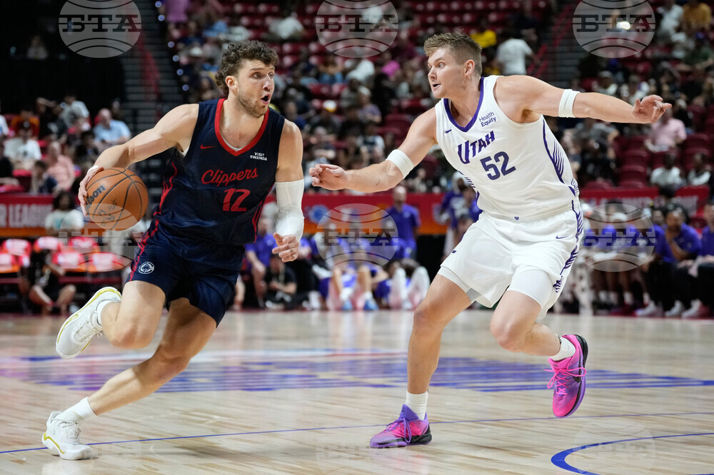 Clippers Jazz Basketball