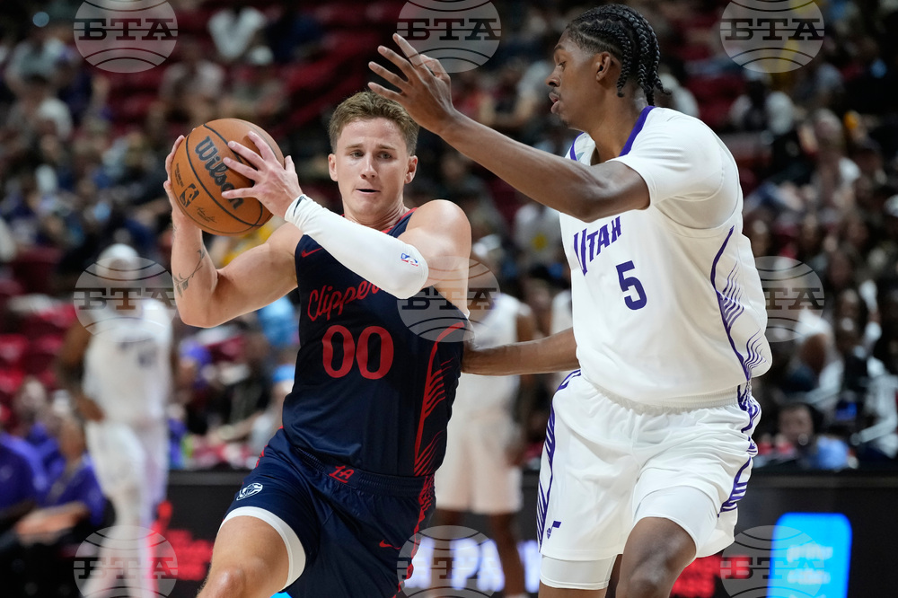 Clippers Jazz Basketball
