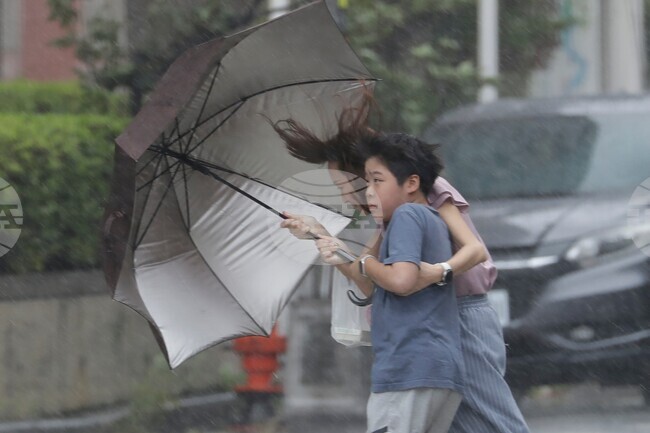 Taiwan Extreme Weather Asia Storms
