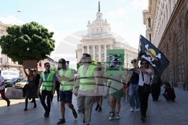 Национална академия за театрално и филмово изкуство - студенти - протест