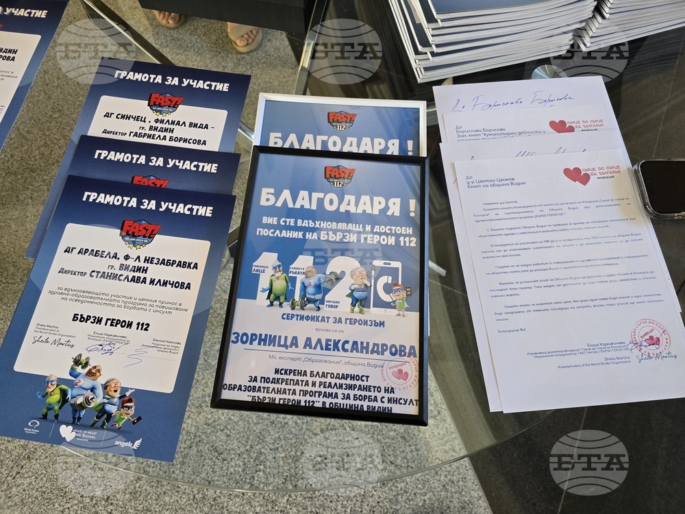 Видин - „Бързи герои 112“ - програма - резултати - награди