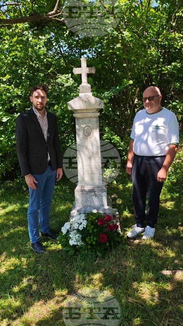 В село Божица, Сърбия, почетоха паметта на поручик Генчо Неделчев