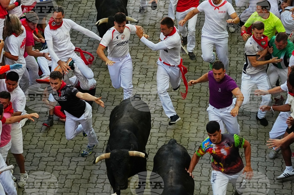 Spain Running of the Bulls