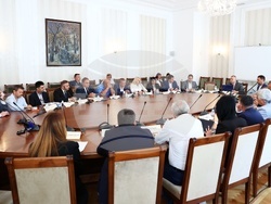 Народно събрание - координационна среща - водна криза в област Добрич