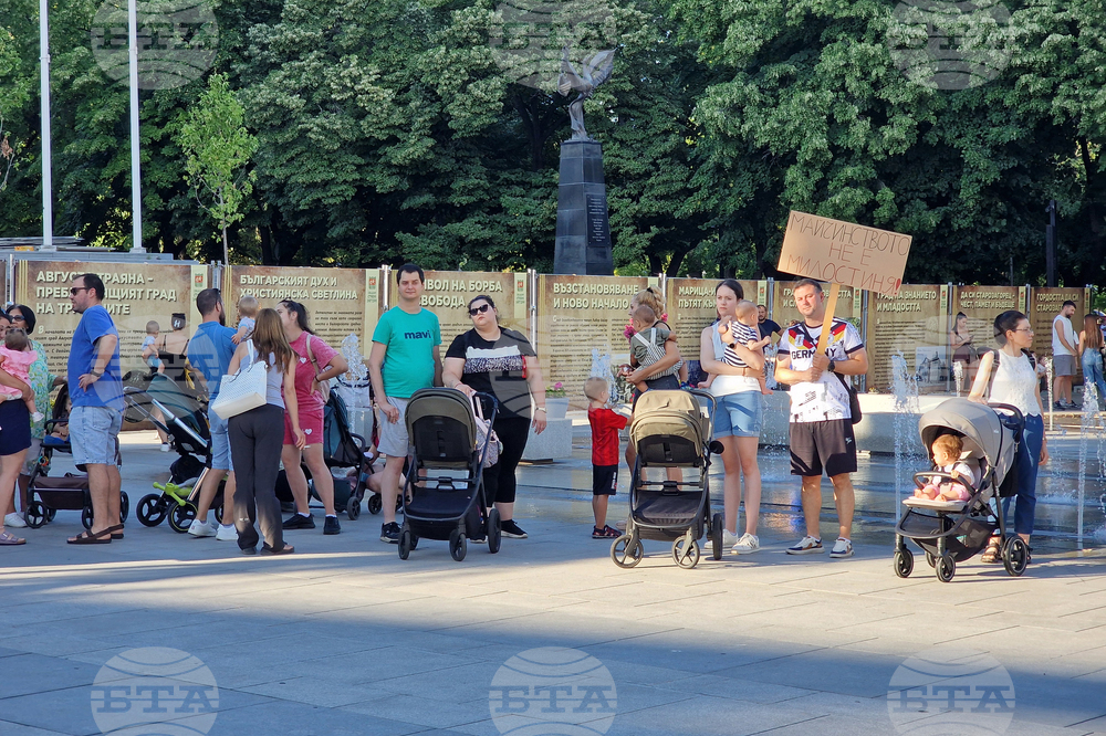 Стара Загора - „Родители за достойно майчинство" - протест