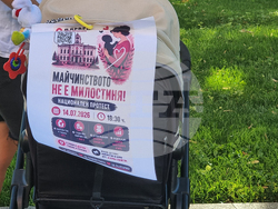 Плевен - „Родители за достойно майчинство“ - протест