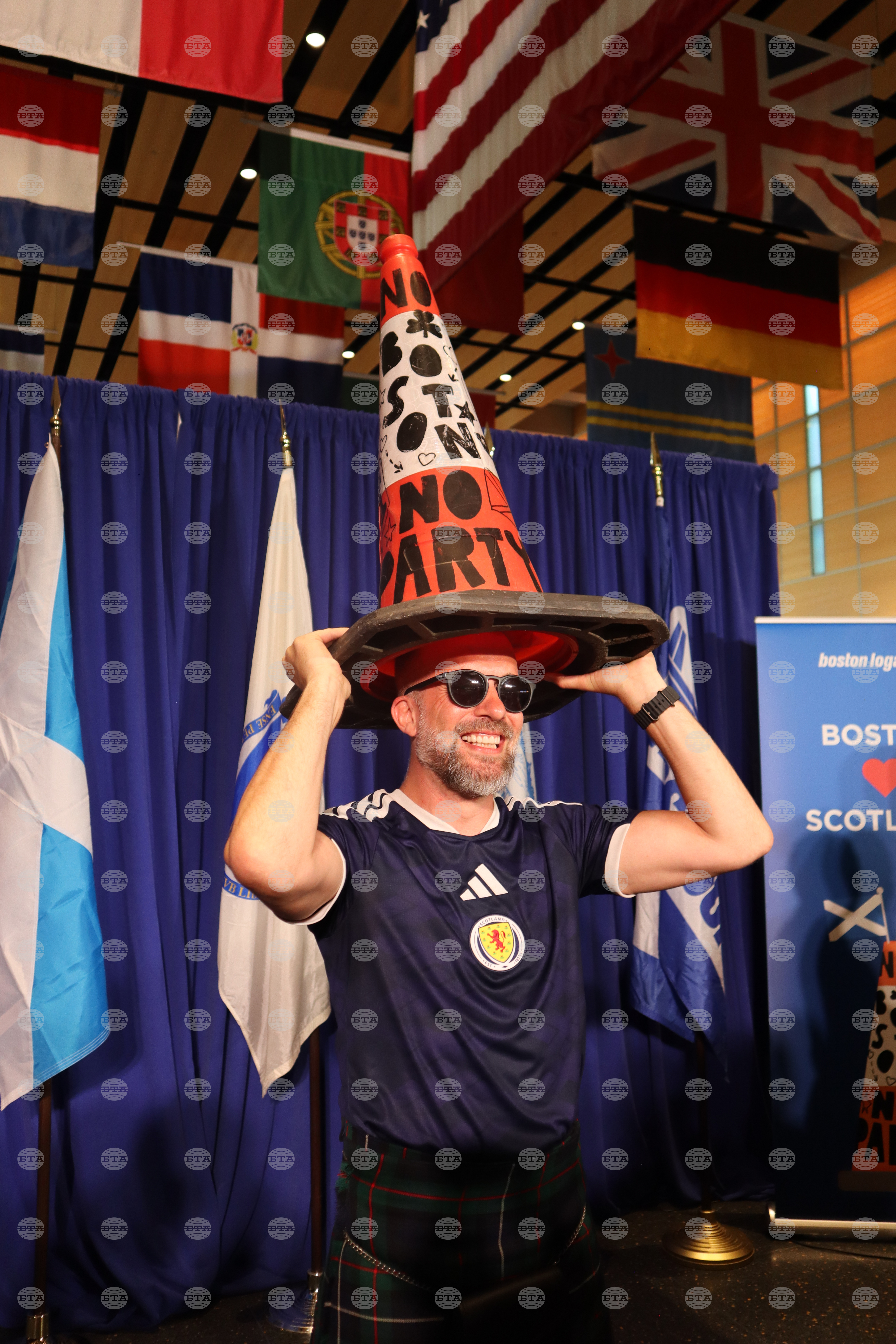 WCup Scotland Traffic Cone