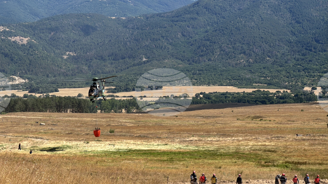 Various Institutions Take Part in Joint Exercise on Responding to Wildfires near Kazanlak