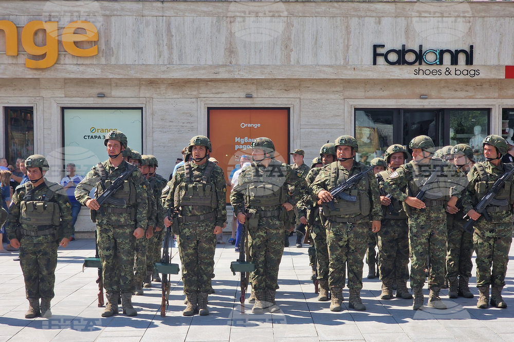 Стара Загора - военно формирование от Въоръжените сили на Република България - церемония