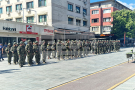 Стара Загора - военно формирование от Въоръжените сили на Република България - церемония
