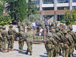Стара Загора - военно формирование от Въоръжените сили на Република България - церемония
