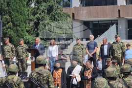 Стара Загора - военно формирование от Въоръжените сили на Република България - церемония
