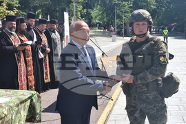 Стара Загора - военно формирование от Въоръжените сили на Република България - церемония