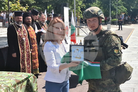 Стара Загора - военно формирование от Въоръжените сили на Република България - церемония