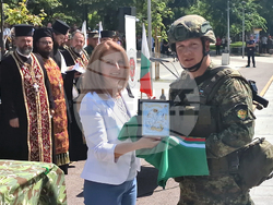 Стара Загора - военно формирование от Въоръжените сили на Република България - церемония