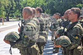 Стара Загора - военно формирование от Въоръжените сили на Република България - церемония
