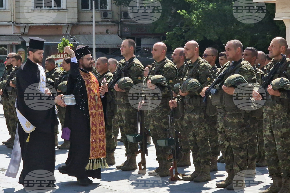 Стара Загора - военно формирование от Въоръжените сили на Република България - церемония