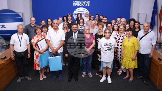 Българската телеграфна агенция благодари на свои служители, посветили години от професионалния си път на Агенцията