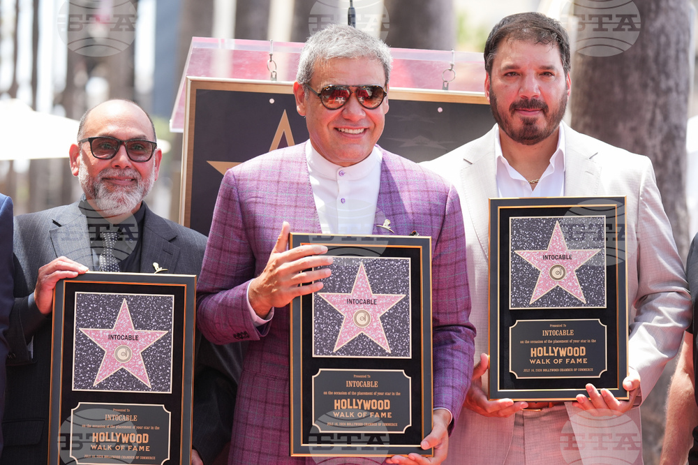 Intocable Hollywood Walk of Fame