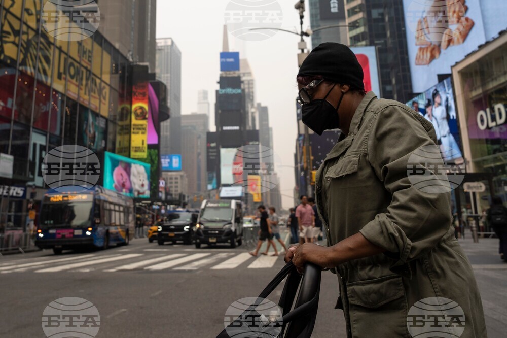 New York Climate Wildfires Smoke