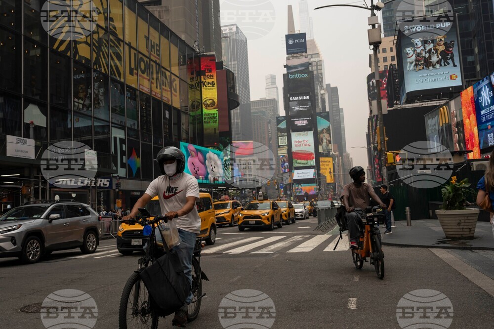 New York Climate Wildfires Smoke