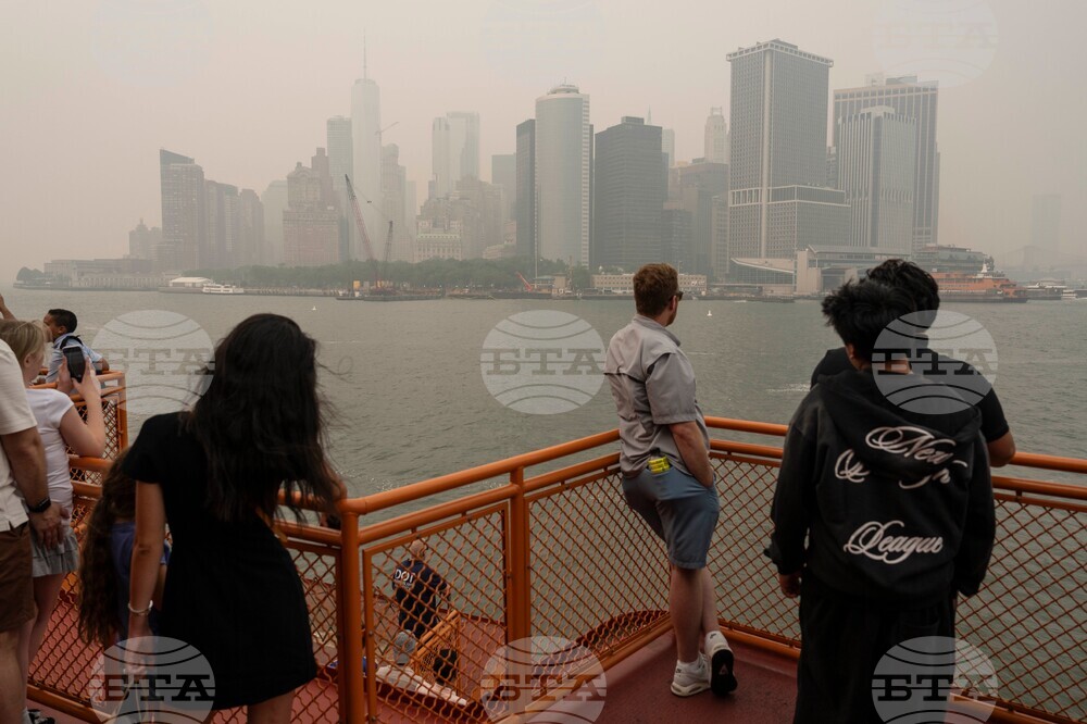 New York Climate Wildfires Smoke