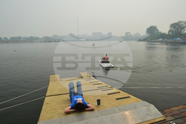 Michigan Cardboard Boat Race Climate Wildfire Smoke
