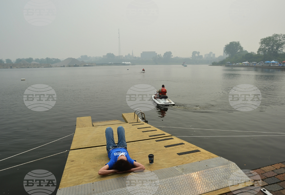 Michigan Cardboard Boat Race Climate Wildfire Smoke