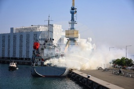 Бургас - пристанище - Национално военноморско учение с международно участие „Бриз“ 2026 - демонстрация