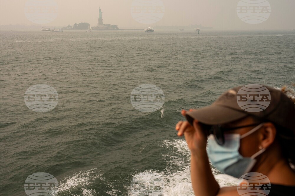 New York Climate Wildfires Smoke