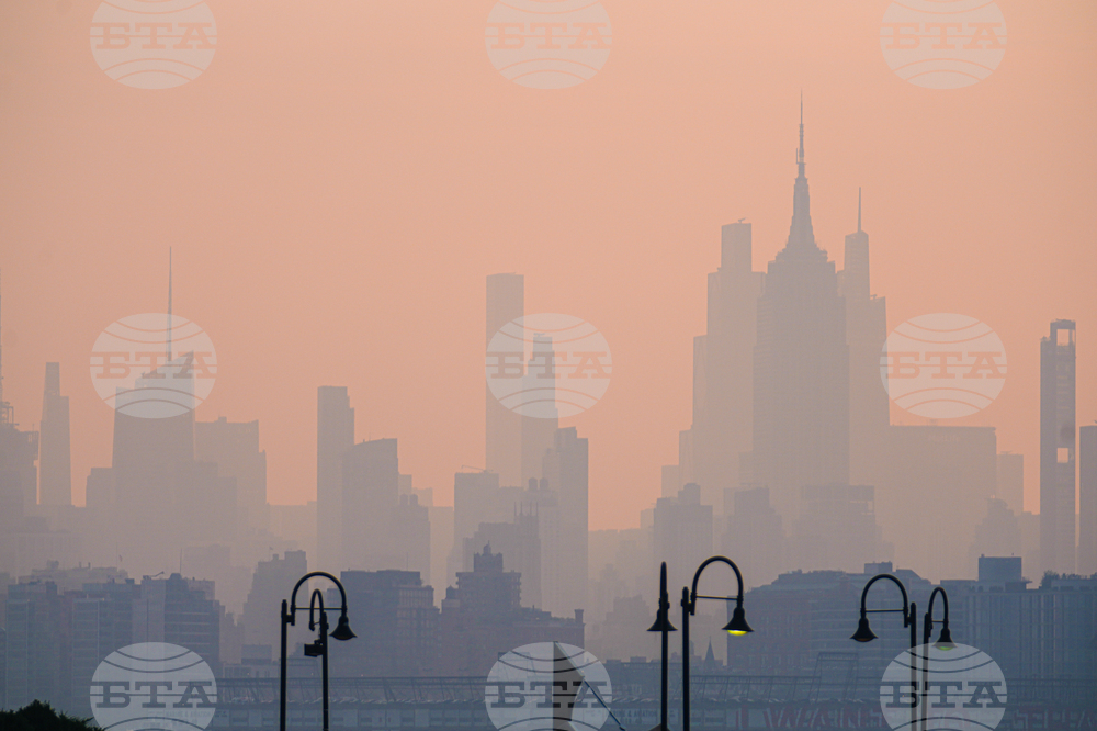 Climate Wildfires Smoke New York