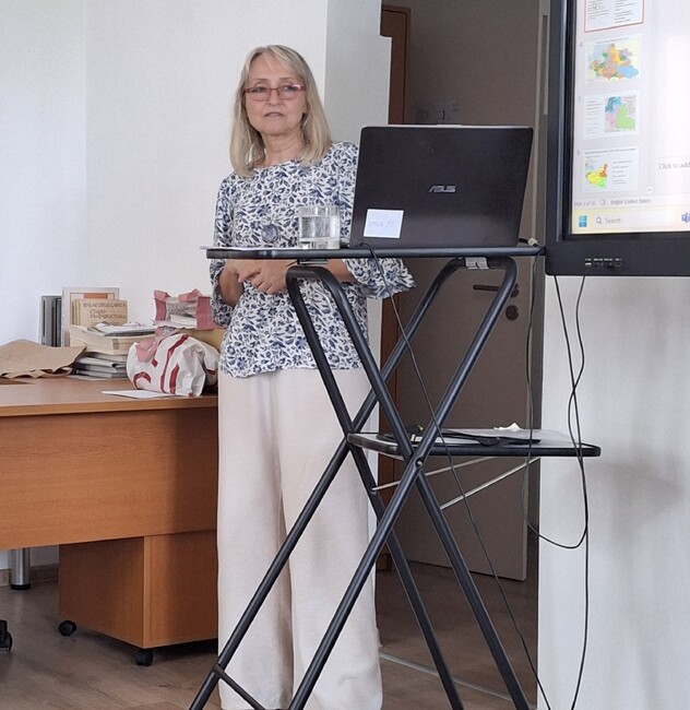 Председателят на Славистичната комисия на Полската академия на науките проф. Мажанна Кучинска гостува в КМНЦ-БАН
