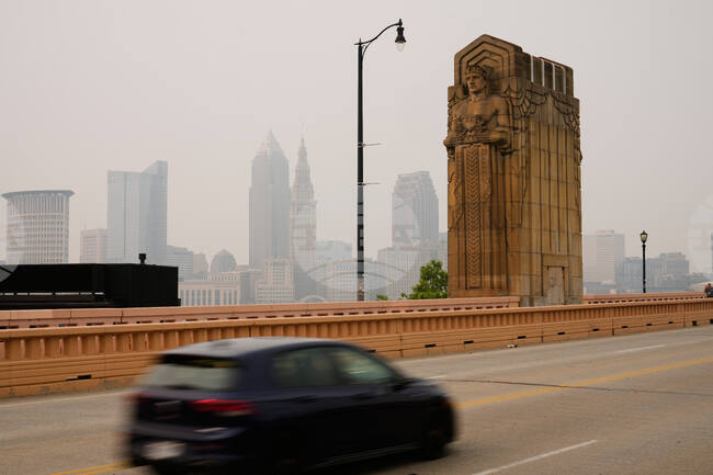 Cleveland Climate Wildfire Smoke Sports