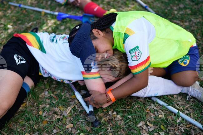 APTOPIX Bolivia-Amputees' World Cup Training Soccer