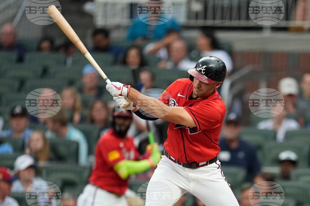 Rangers Braves Baseball