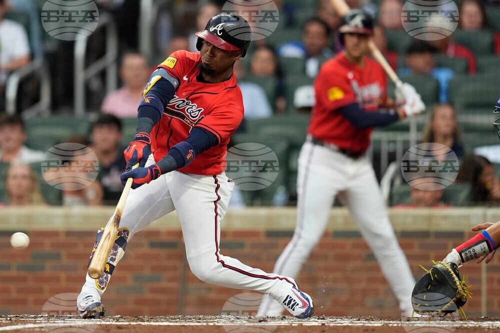 Rangers Braves Baseball