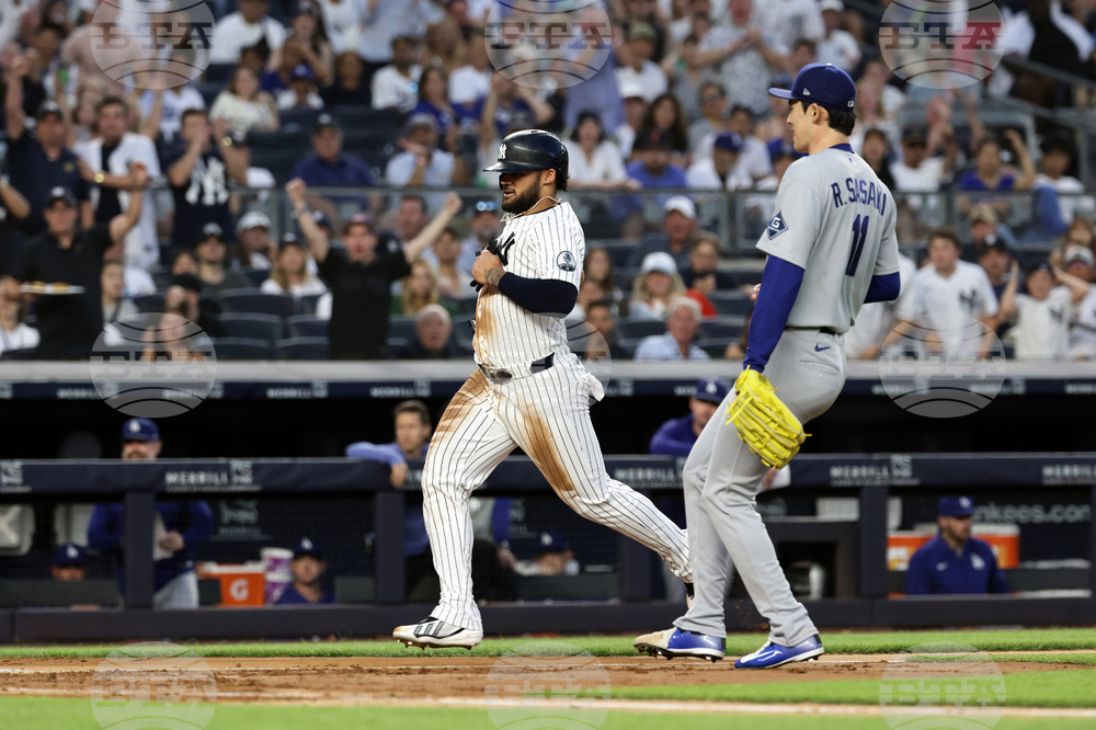 Dodgers Yankees Baseball