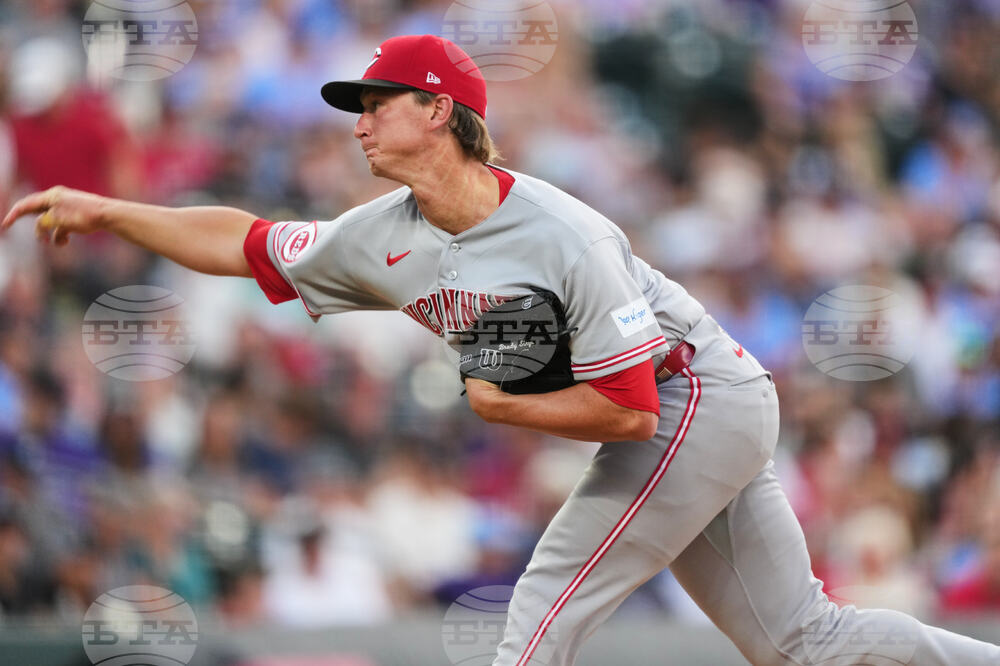 Reds Rockies Baseball