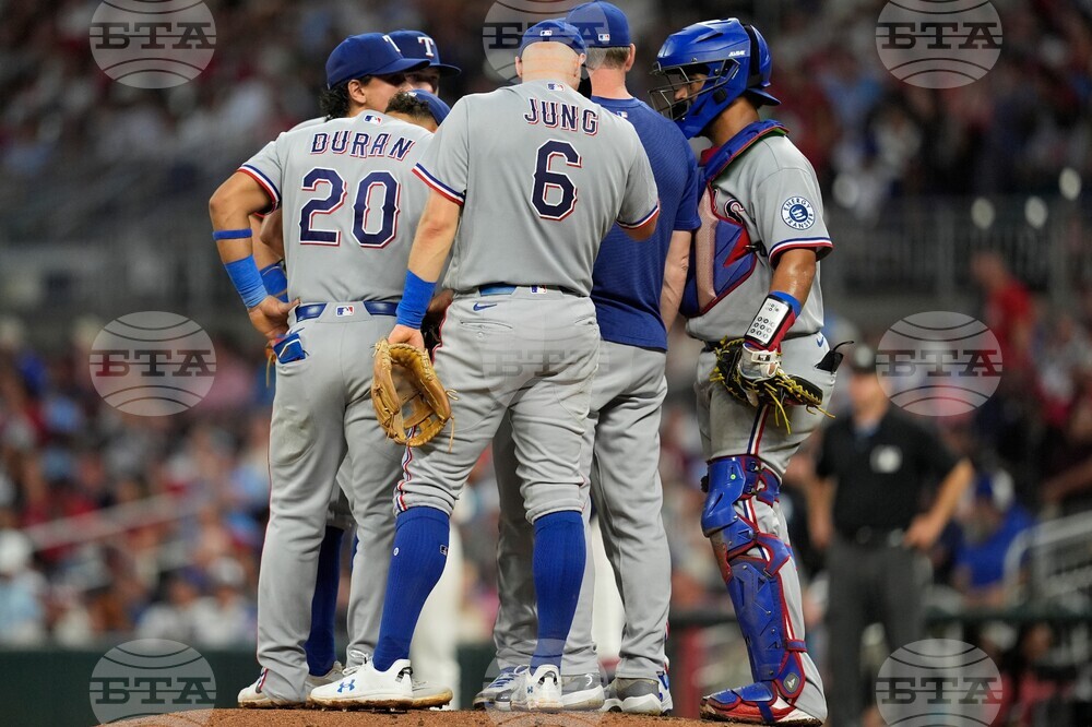 Rangers Braves Baseball