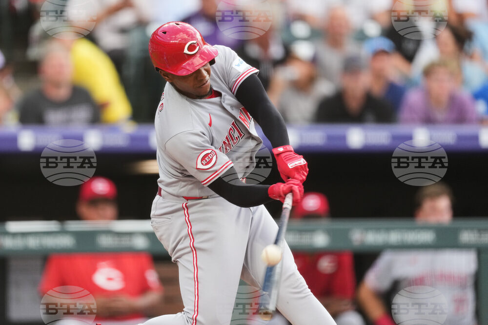 Reds Rockies Baseball