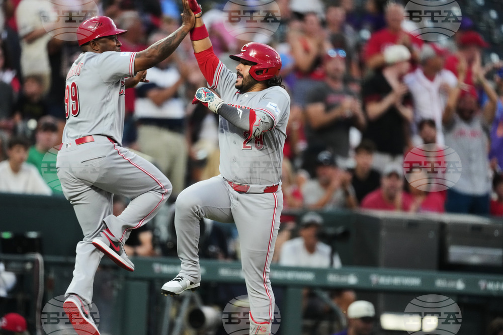 Reds Rockies Baseball