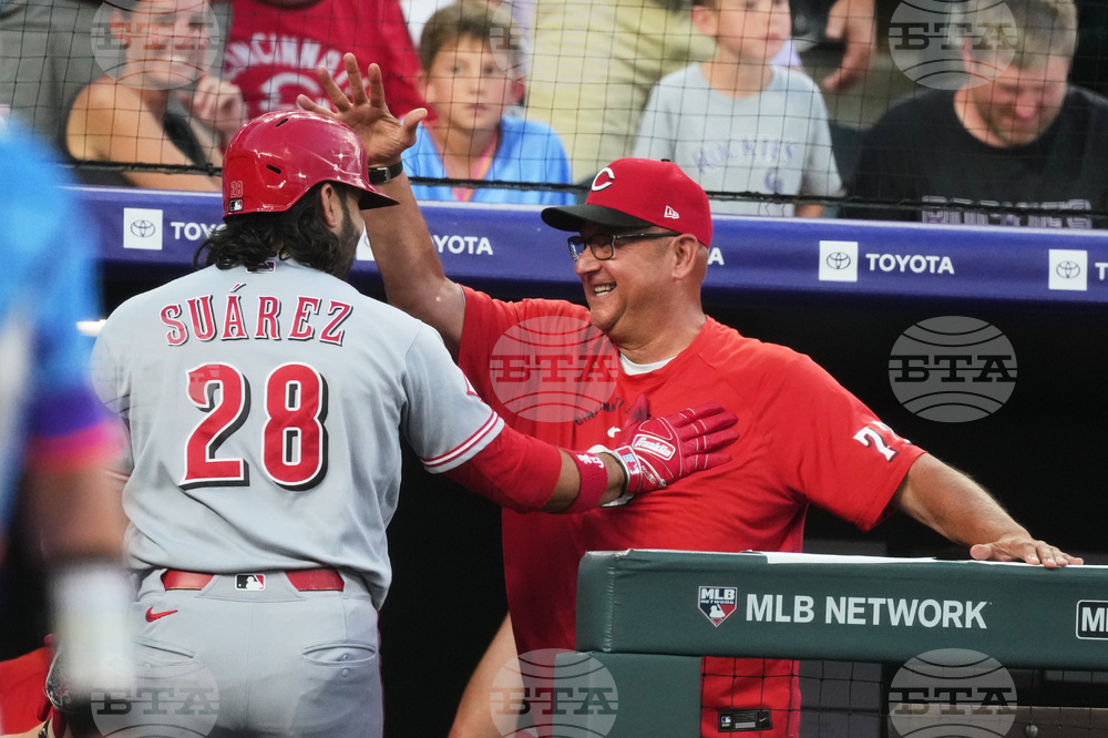 Reds Rockies Baseball