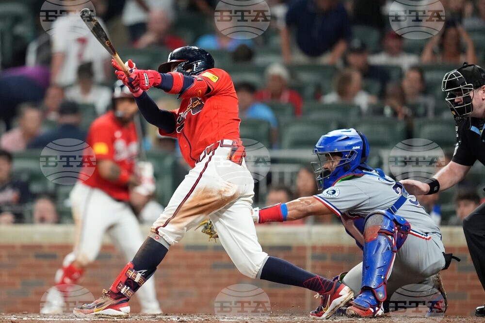 Rangers Braves Baseball