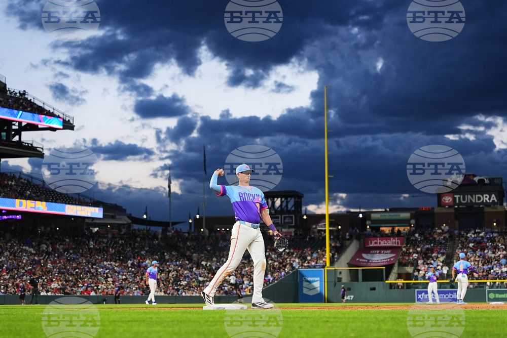 Reds Rockies Baseball