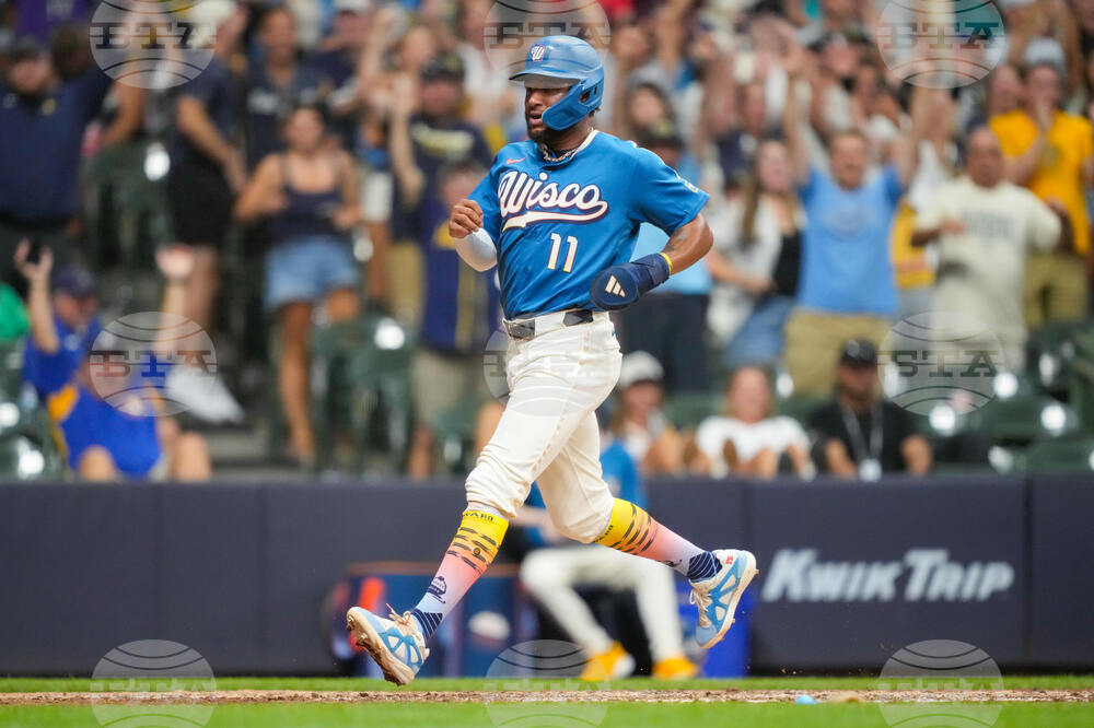 Marlins Brewers Baseball